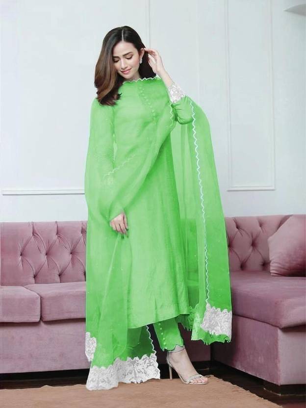 Aatvi Women Kurta Pant Dupatta Set