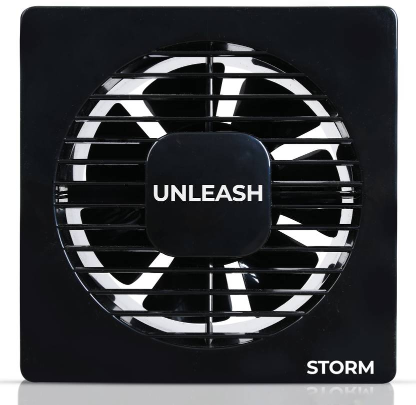 unleash Storm 6 inch with 100percent Copper Motor For Kitchen & Bathroom with 1 Year Warranty 150 mm Exhaust Fan