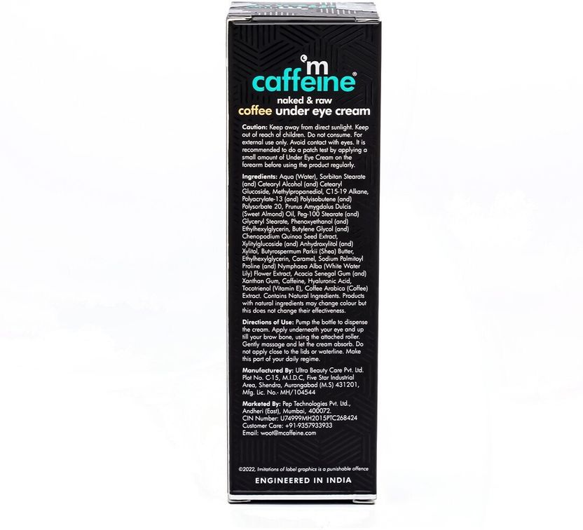 mCaffeine Coffee Under Eye Cream 15ml - Image 7