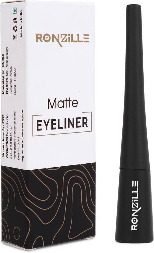 RONZILLE Liquid Matte Shine Eyeliner Long Lasting Waterproof Liner Smudge Proof Eye Liner 5 ml