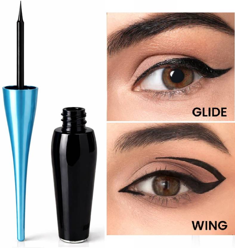 Arcanuy Long Lasting Black Shimmer Eyeliner with Rich Pigment and Sparkling Finish 8 ml