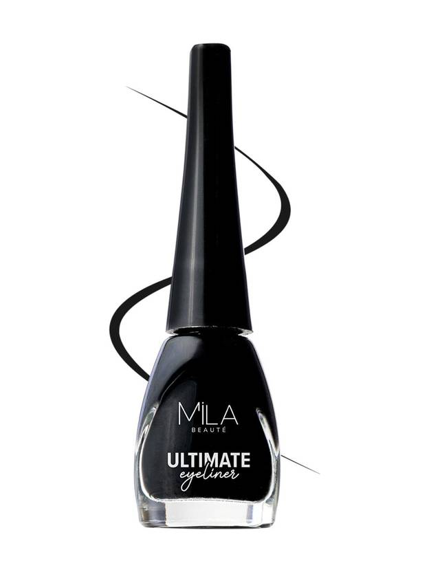 mila beaute Ultimate Liquid Eyeliner Bold & Intense Black Colour 8ml 8 ml
