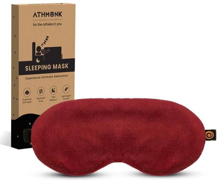Athmonk Eye Mask For Sleeping Extra Wide 100% Blackout Sleep Mask For Men & Women