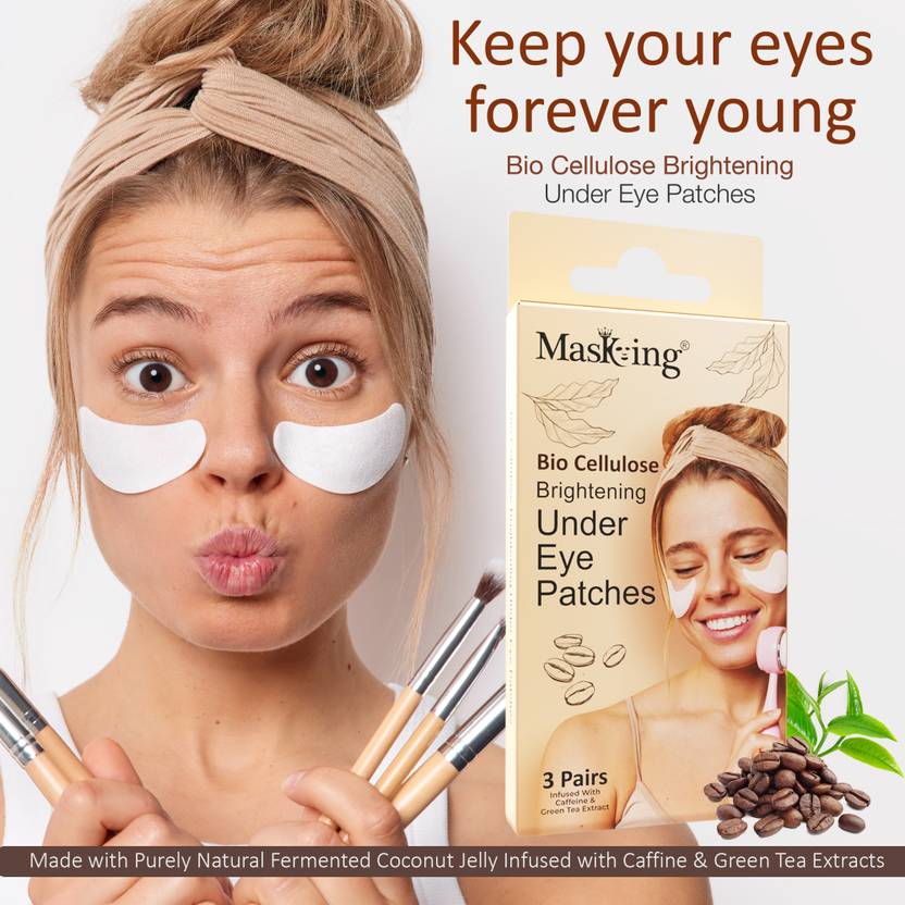 MasKing Bio Cellulose Under Eye Patches for Dark Circles, Wrinkles