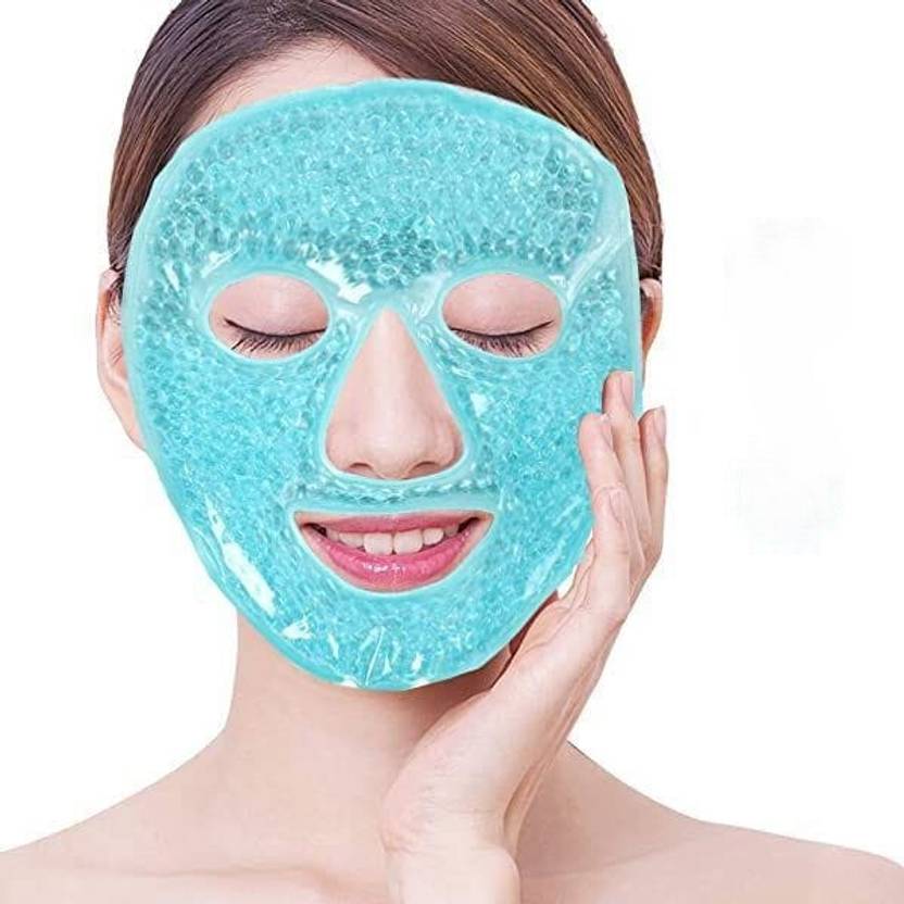 SUICUNE Ice Face Mask, Cooling Gel Pack for Puffy Eyes, Cold & Hot