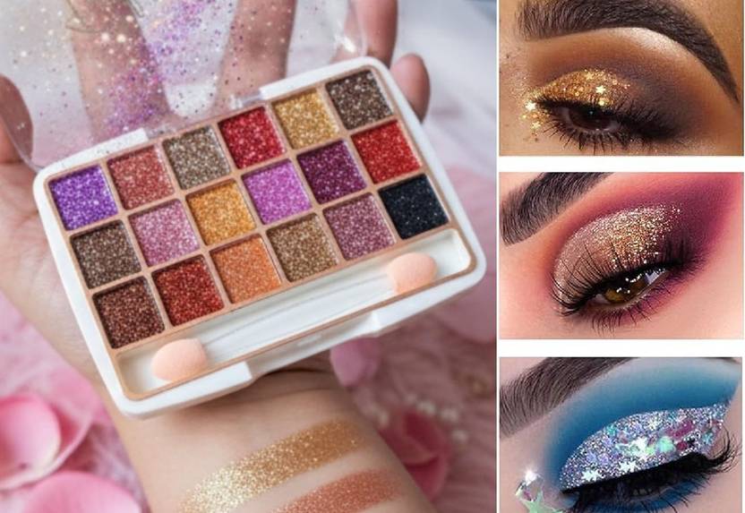 Arcanuy Glitter Eyeshadow Eye Makeup High Pigmented 12 g