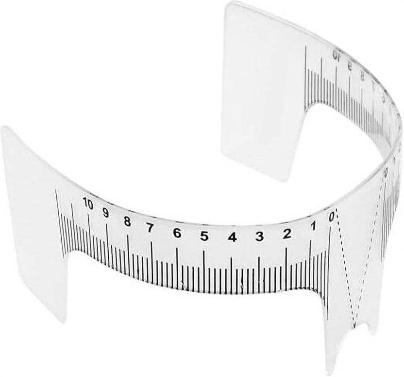 Aravli Eyebrow Ruler Head Permanent Makeup Measure Head Eyebrow Stencil