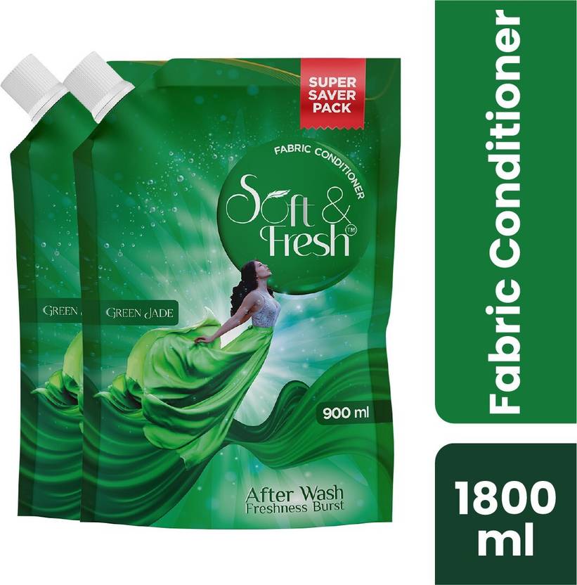 Soft & Fresh Green Jade after wash Fabric Conditioner increase shine