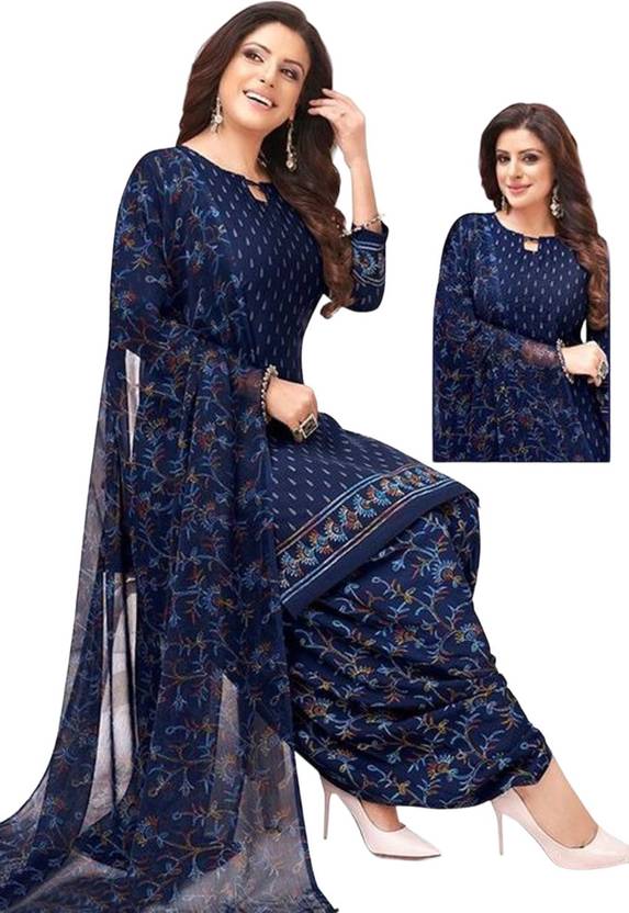Alexander Unstitched Crepe Salwar Suit Material Printed