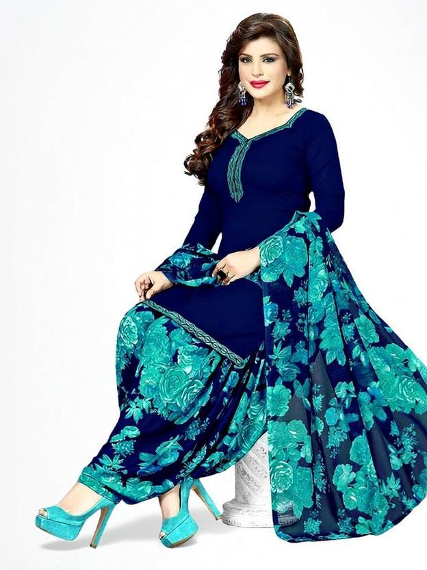 Alexander Crepe Paisley Salwar Suit Material