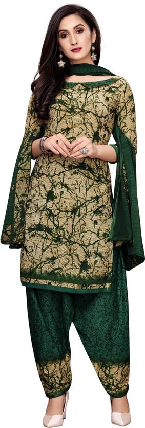 GODEX Crepe Paisley Kurta & Patiyala Material