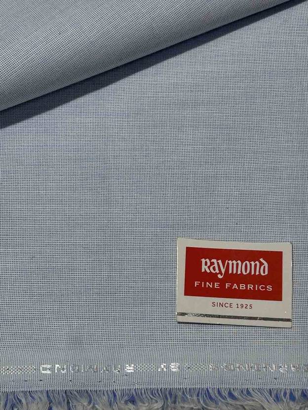 Raymond Unstitched Polycotton Shirt Fabric Checkered