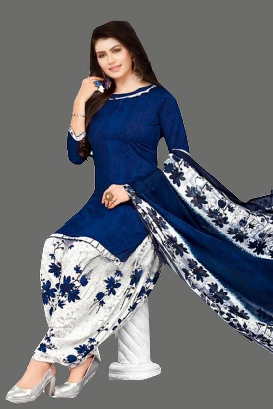 Alexander Unstitched Crepe Salwar Suit Material Printed