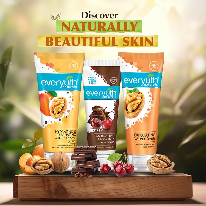 Everyuth Naturals Exfoliating Walnut Scrub 50g - Image 7
