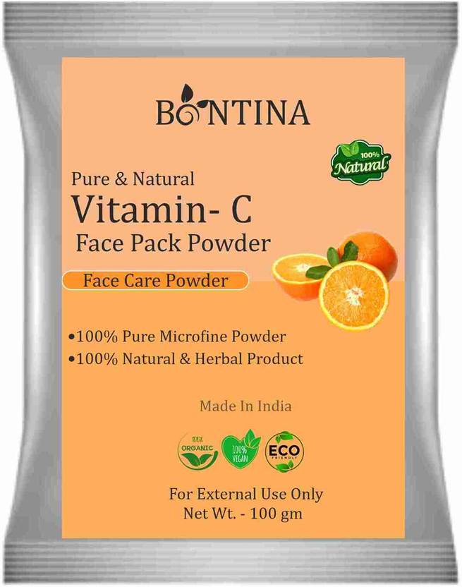 BONTINA Organic Vitamin-C Face Pack Powder 100 gm