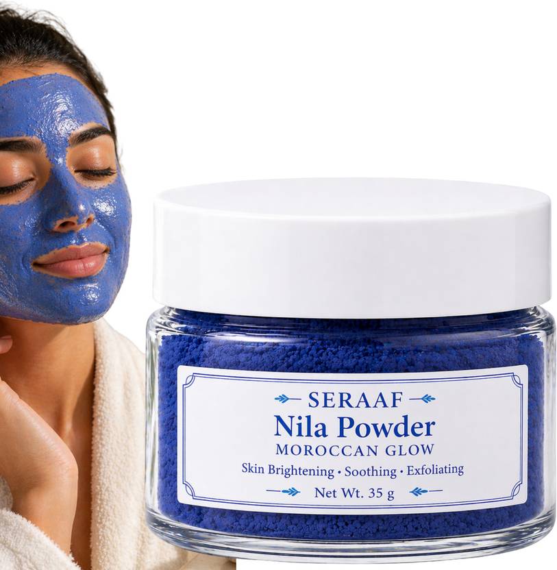 SERAAF 100% original Moroccan Nila Powder for Face & Moroccan Clay for Face Brightening