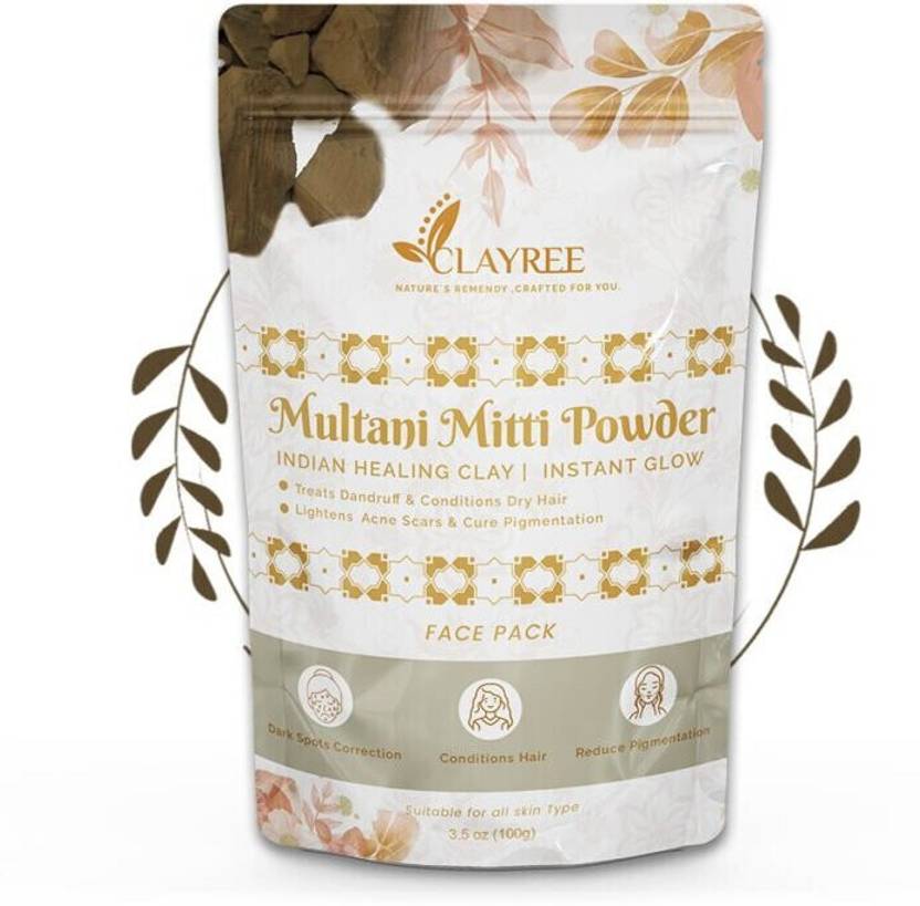 Clayree Pure & Natural Multani Mitti Powder