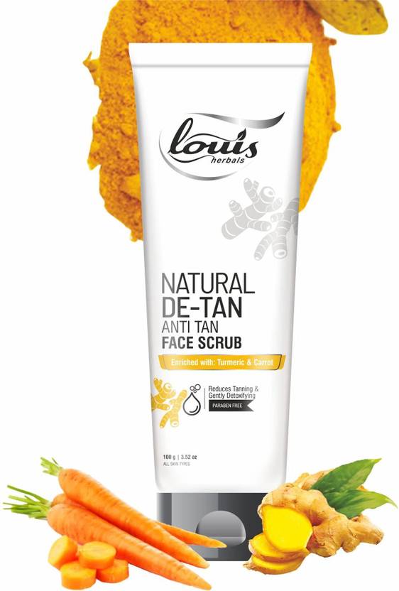 Louis herbals Natural De-Tan Anti Tan Face Scrub