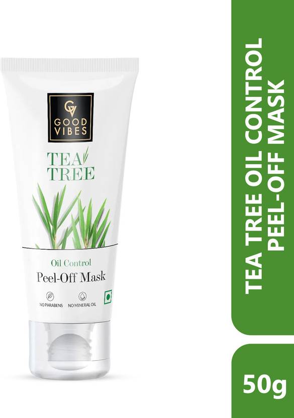 GOOD VIBES Tea Tree Oil Control Peel Off Mask AntiAcne Clarifying