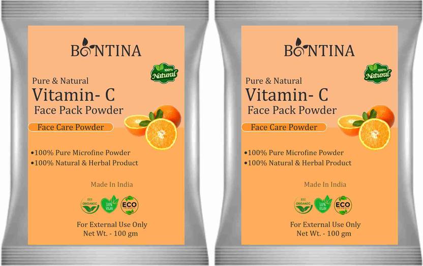 BONTINA Vitamin-C Face Pack Powder Pack Of 2 - 200 gm