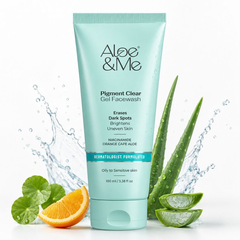 aloe&me Pigment Clear Gel Facewash 100 ml - Image 2