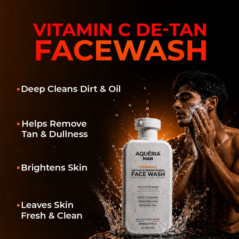 Aqueria De-Tan & Brightening Face Wash 200ml - Image 4