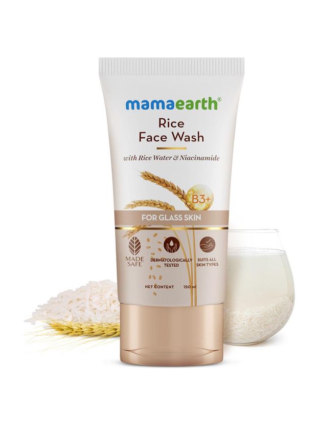 Mamaearth Rice Water & Niacinamide Face Wash 150ml - Image 3