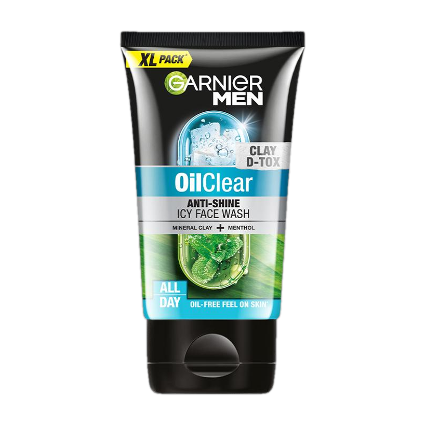 Garnier Men Oil Clear Deep Cleansing, with Mineral Clay and