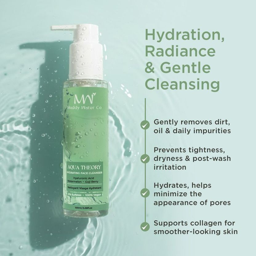 Muddy Aqua Theory Hydrating Face Cleanser 100ml - Image 4