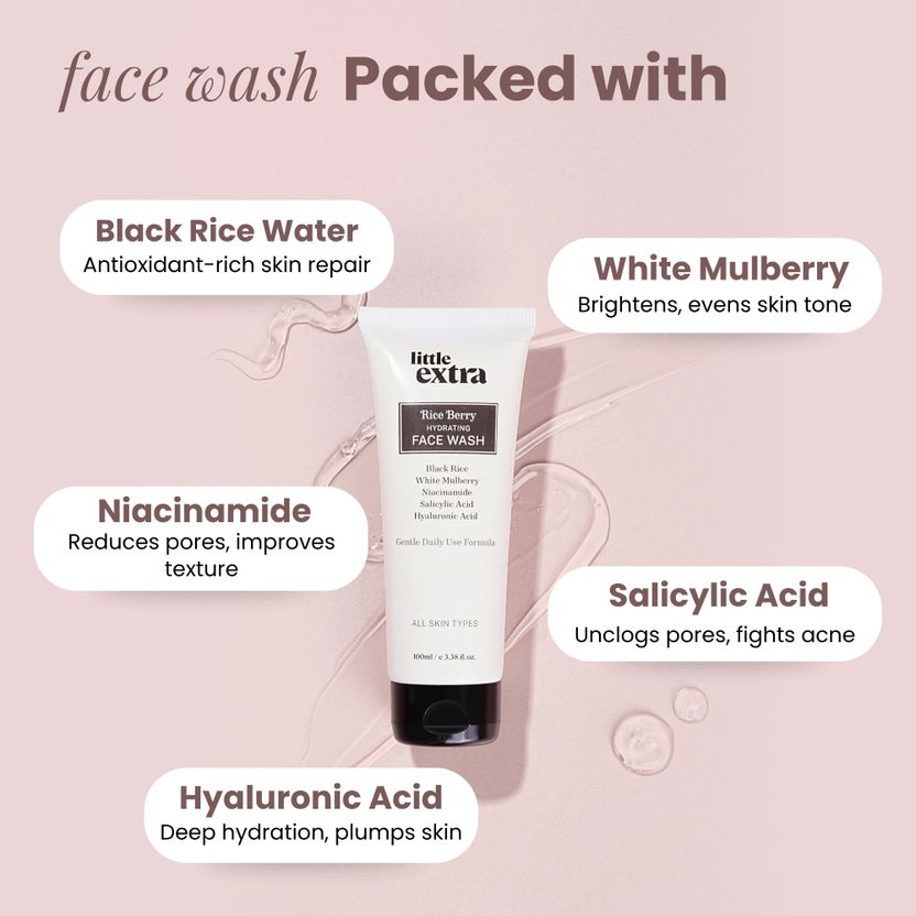 Little Extra Rice Berry Sunscreen 50ml - Image 2