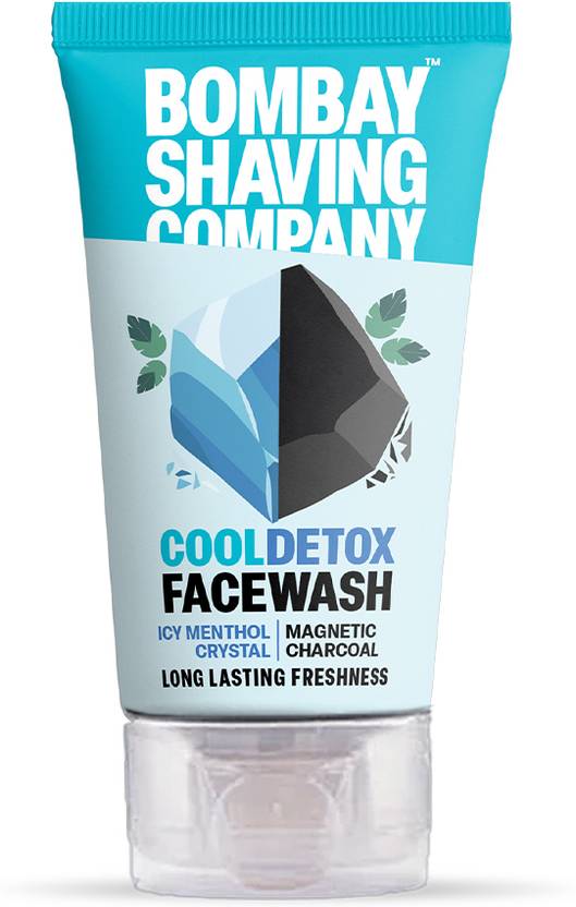 BOMBAY SHAVING COMPANY CoolDetox & Icy Menthol Charcoal For Men Face Wash