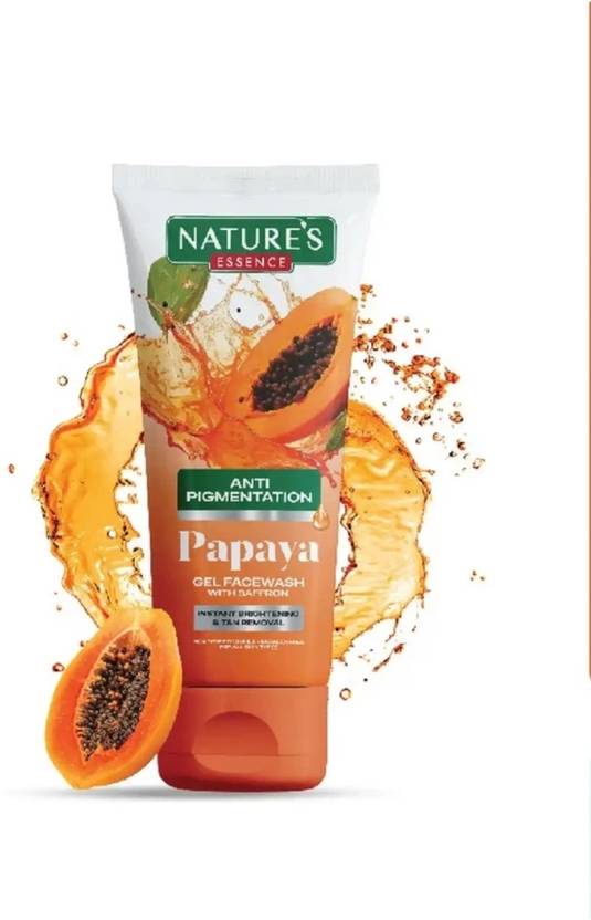 Nature's ESSENCE Anti Pigmentation Papaya Gel Face wash for women 50gm Face Wash