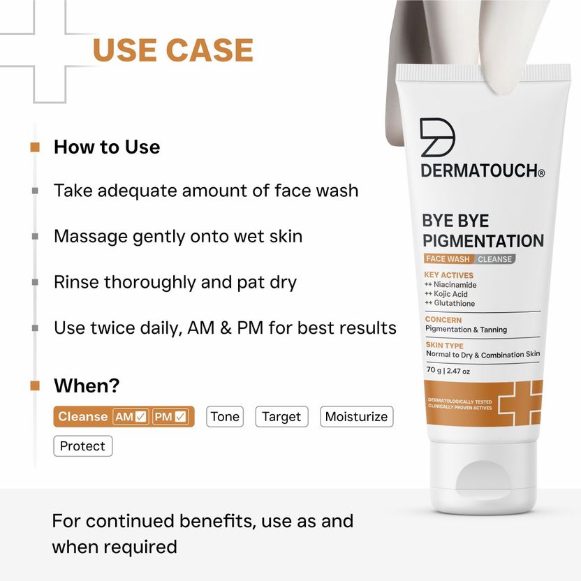 Dermatouch Bye Bye Pigmentation Face Wash - Image 5