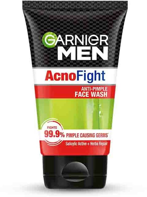 Garnier Men Acno Fight Anti Pimple, with Salicylic Acid and Herba Repair Face Wash Price in