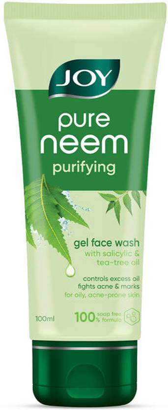 Joy Pure Neem Skin Purifying  For Pimples & Acne Control Face Wash