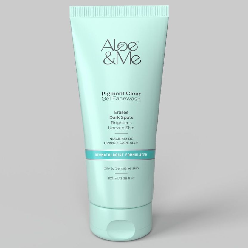 aloe&me Pigment Clear Gel Facewash 100 ml - Image 5