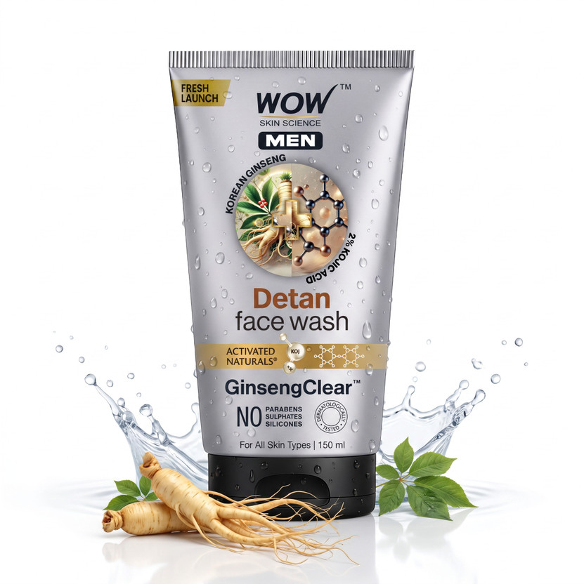 WOW SKIN SCIENCE MEN KOREAN GINSENG + KOJIC ACID Detan  Gel