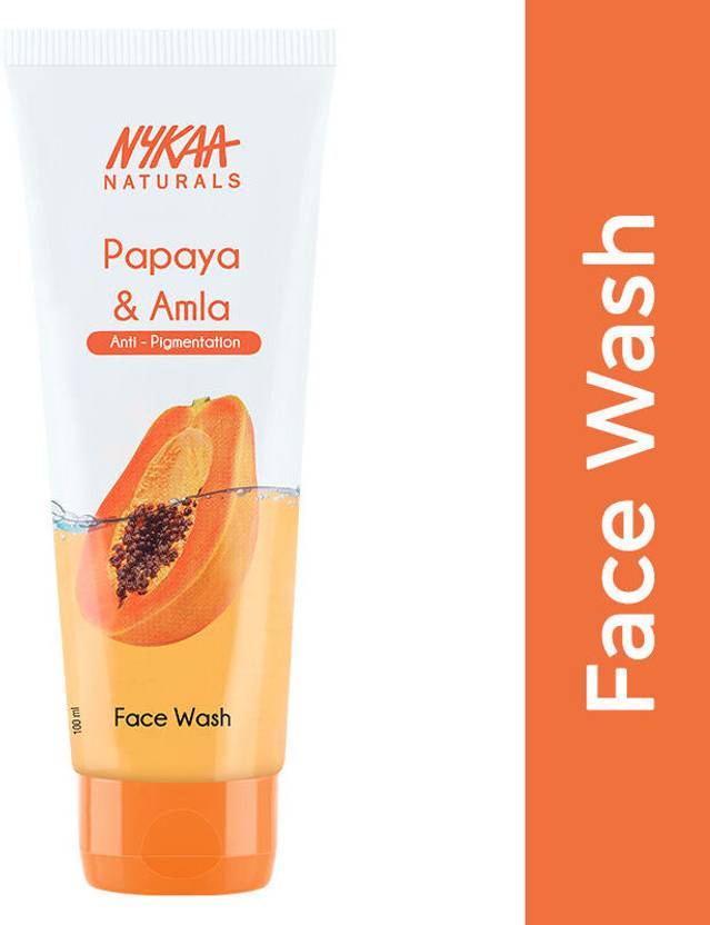 NYKAA Papaya & Amla Anti pigmentation face wash 100ml Face Wash Price