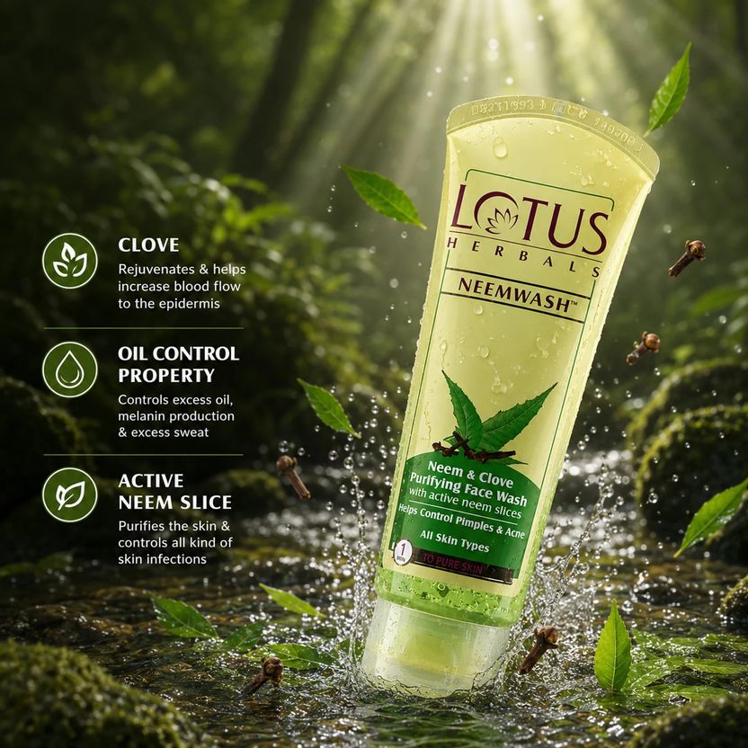 LOTUS Herbals NEEMWASH Neem & Clove Ultra-Purifying - Image 5