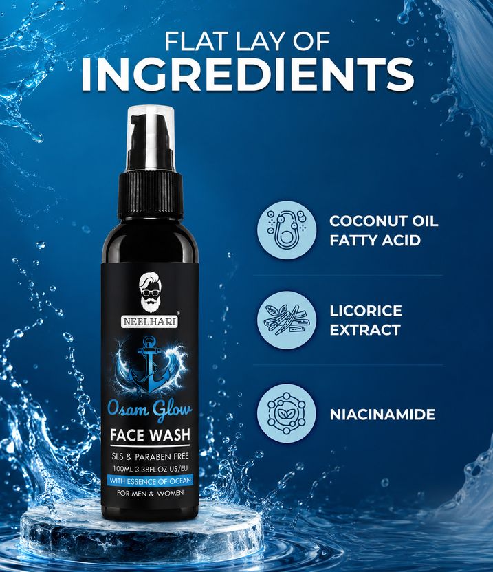 NEELHARI Ocean for Men Anti-Acne Skin Brightening Face Care - Image 2