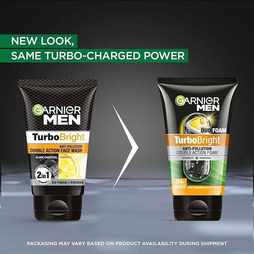 Garnier Men Brightening & Anti-Pollution Face Wash - Image 2