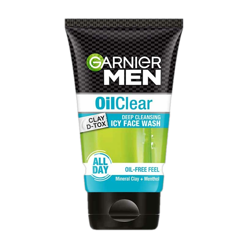 Garnier Men Oil Clear Clay D-Tox Face Wash