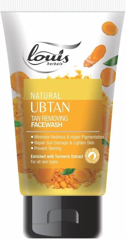 Louis herbals Natural Ubtan Tan Removing Face wash 150gm Face Wash