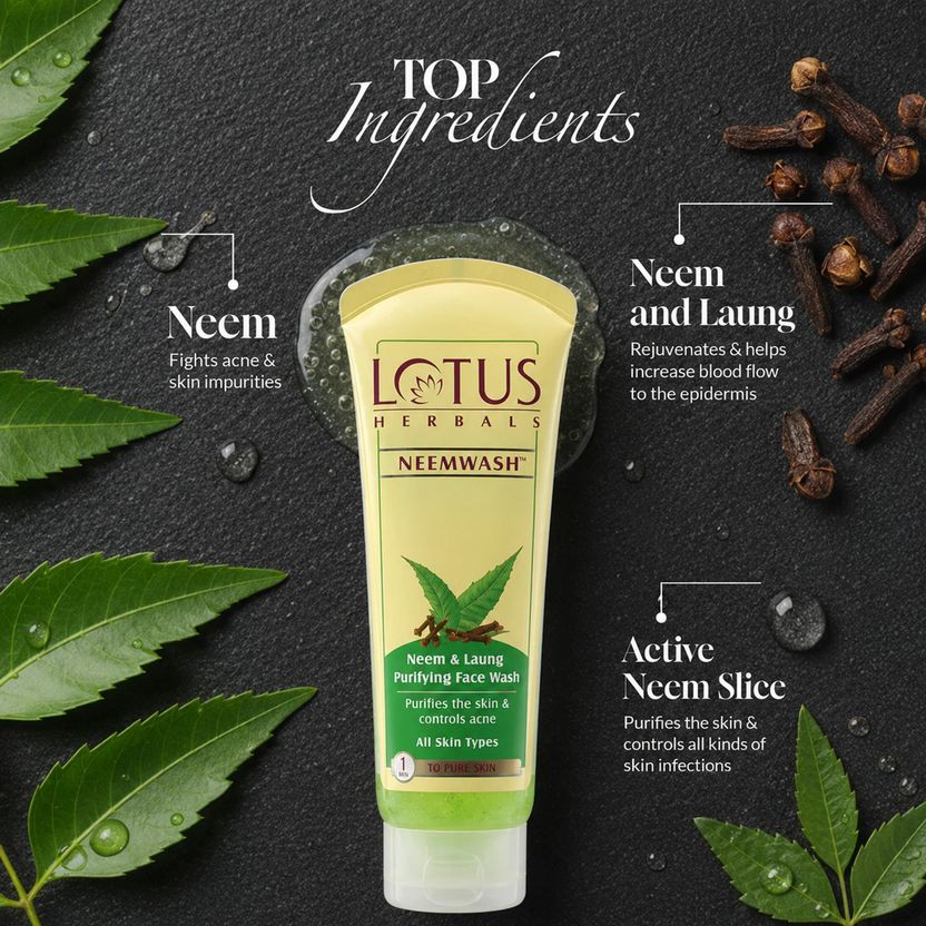 LOTUS Herbals NEEMWASH Neem & Clove Ultra-Purifying - Image 6