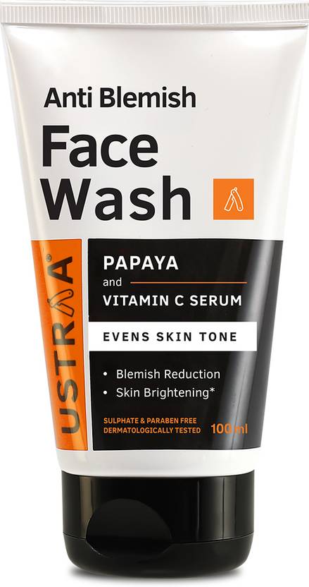 USTRAA Papaya Anti Blemish  With Vitamin C Serum Face Wash