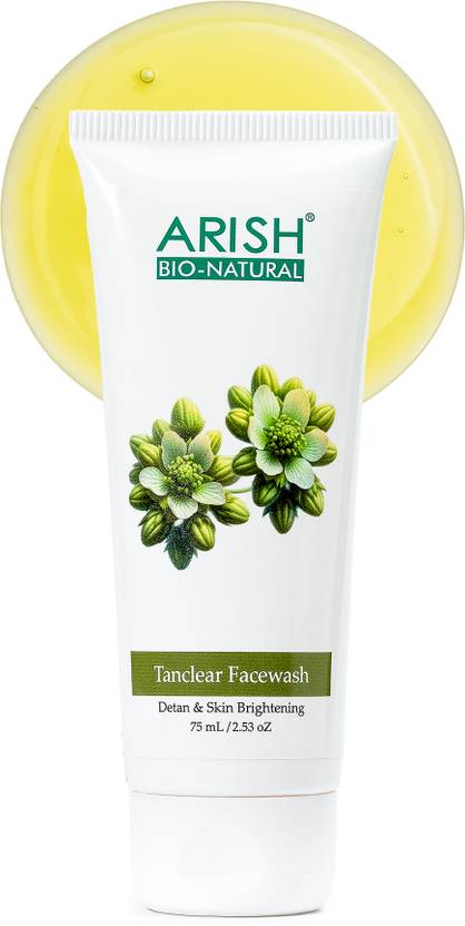 ARISH BIO-NATURAL Tanclear  | Deep Cleansing, Tan Removal & Skin Refreshing Formula Face Wash