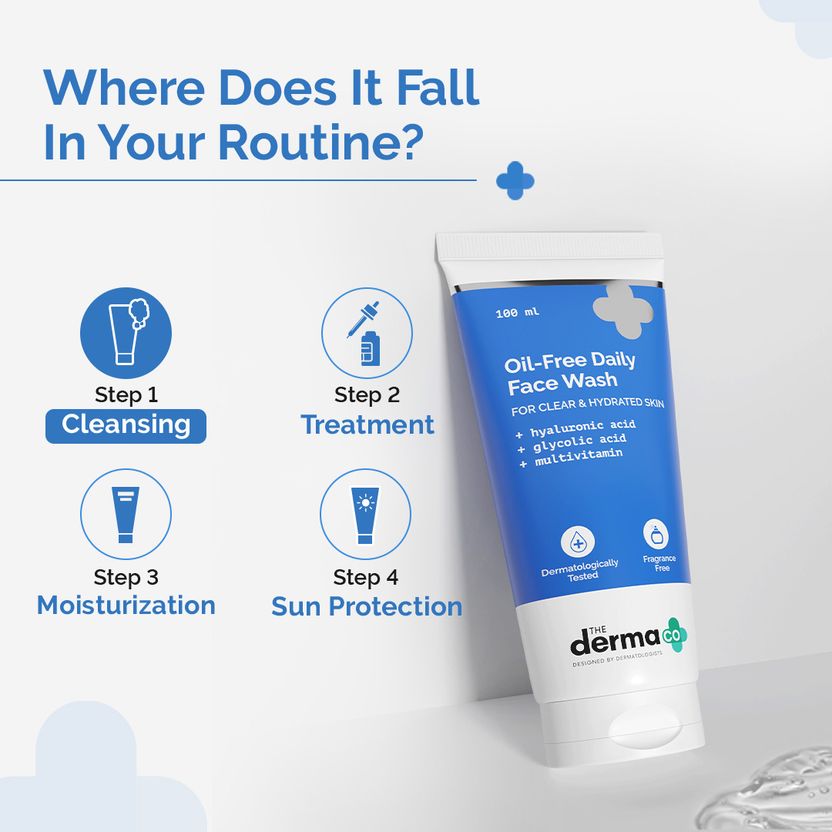 The Derma Co Oil-Free Daily Face Wash - Image 3