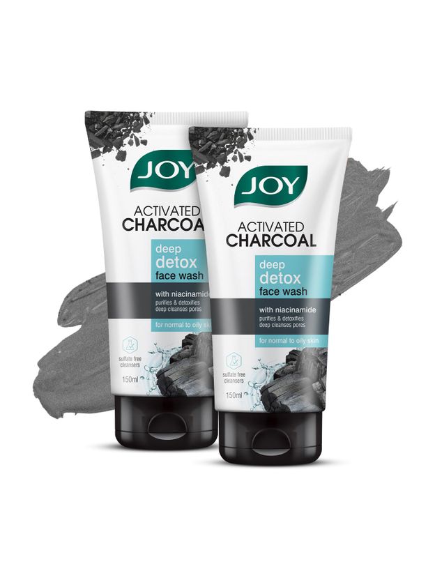 Joy Activated Charcoal Face Wash 250 ml - Image 1