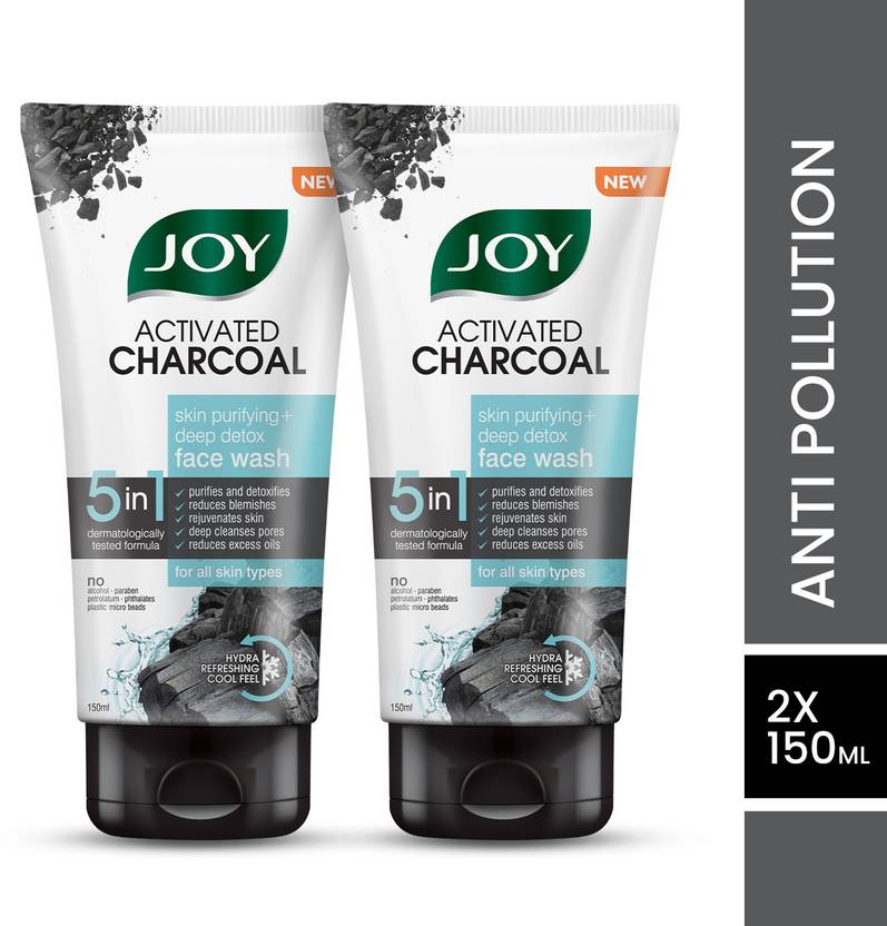 Joy Skin Purifying & Deep Detox Activated Charcoal Face Wash Price in
