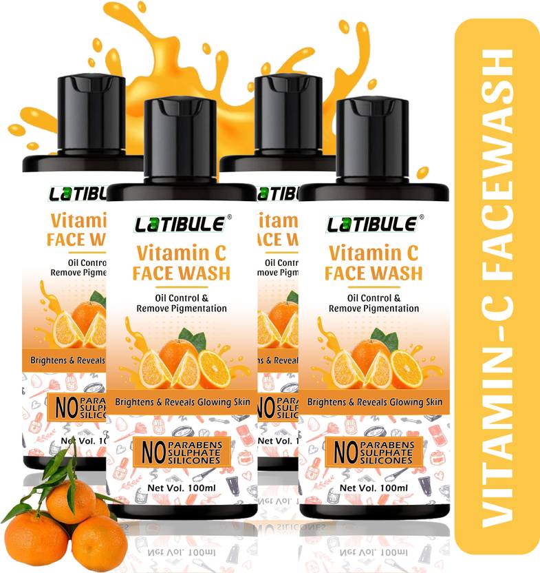Latibule Vitamin C Facewash for Skin Glowing Skin Dark spots